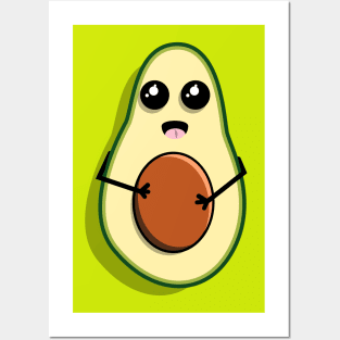 Pregnant Avocado Posters and Art